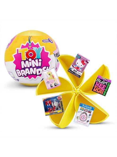 Toy Mini Brands mini játékok meglepetés csomag, 5 db-os - 3. széria