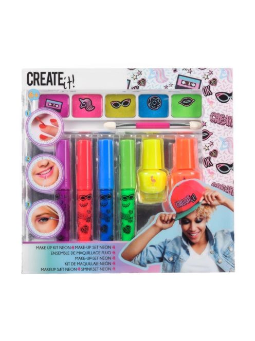 Canenco Create It! Make-up szett neon 7 db-os