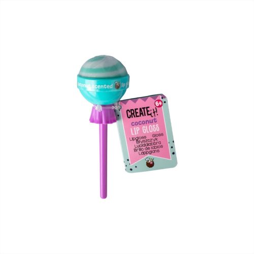 Canenco Create It! Candy szájfény nyalóka - kókuszos pina colada ízű