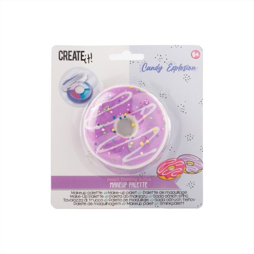 Canenco Create It! Candy sminkpaletta fánkban - lila