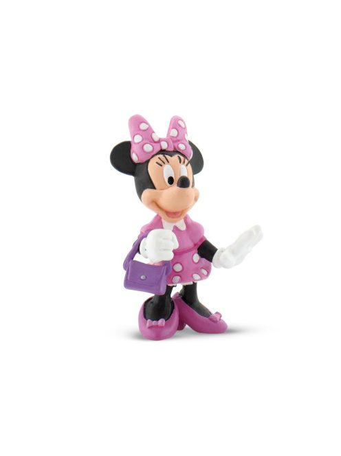 Bullyland 15328 Disney - Mickey egér játszótere: Minnie táskával