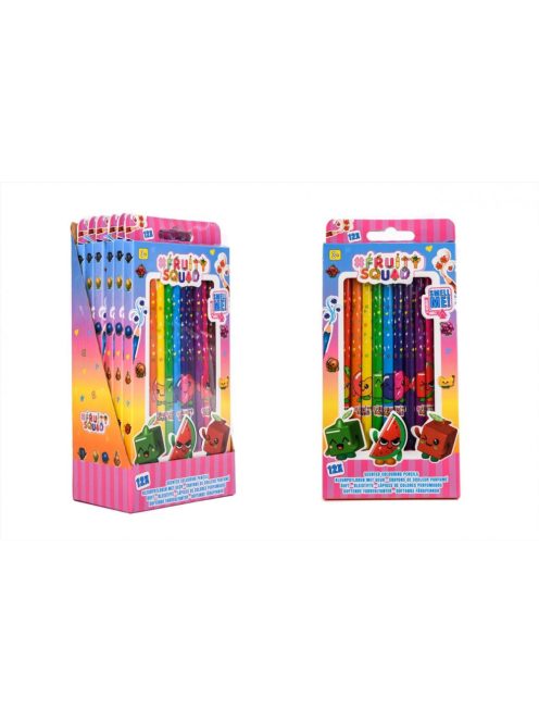 Canenco FruitySquad Illatos színes ceruzák, 12 db