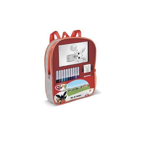 Bing nyuszi bélyegző szett hátizsákban