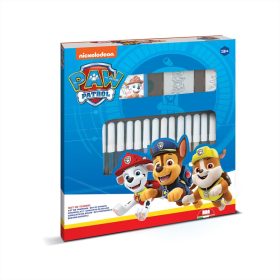 Mancs Őrjárat fiús nyomda készlet filccel, 18 db-os