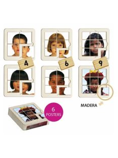 A világ gyerekei - 6 fotó-puzzle AKR 55104 KIFUTÓ Termék