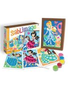 Homokszórós képek, hercegnők, képkeretté alakítható dobozban - Sentosphere SA898