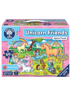   Barátaink, az unikornisok (Unicorn Friends Jigsaw Puzzle), ORCHARD TOYS OR291