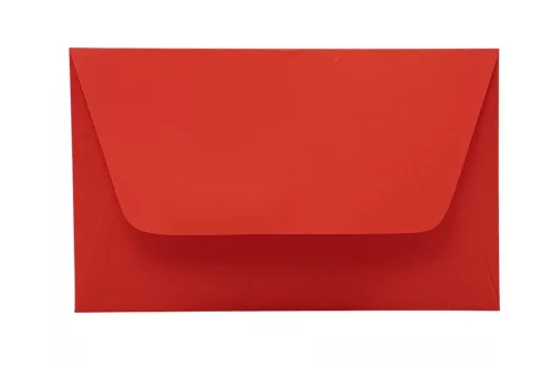 Boríték Névjegy Kaskad "28" korallpiros 50db/csg