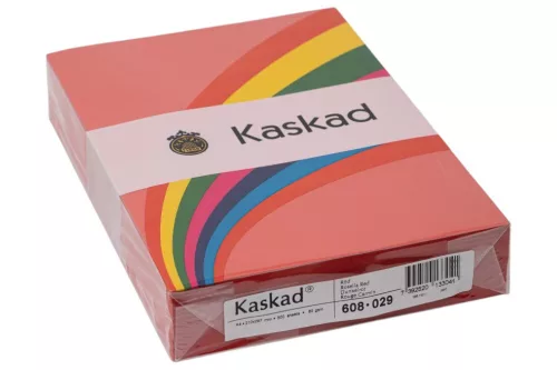 Másolópapír Kaskad A/4 80g "29" vörös 500ív/csg