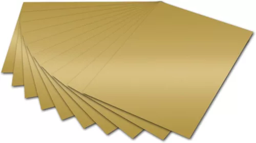 Dekorációs Karton  50x70 300g " tükör arany(66) 25 ív/csg "Folia"