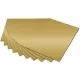 Dekorációs Karton  50x70 300g " tükör arany(66) 25 ív/csg "Folia"