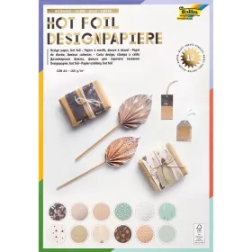   Mintás papírtömb HOTFOIL 165 g/m², A4, 12 lap, 12 minta - Folia