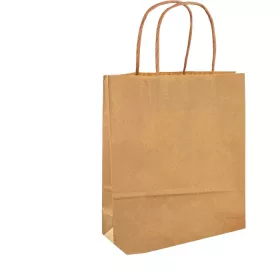   Papírtáska S, 125 g/m², kraft, 20 db, 12×15×5,5 cm, natúr - Folia