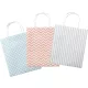 Ajándéktasak BASIC 115 g/m², kraft, 12 db, 18×8×21 cm, 3 féle minta - Folia
