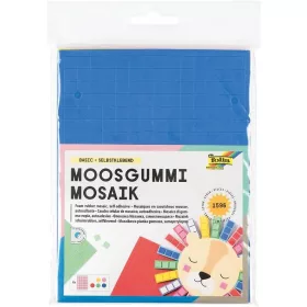   Öntapadós habszivacs mozaik BASIC, 1596 db, 6 féle szín - Folia