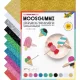 Csillámos habszivacs BASIC, 20×29 cm, 10 lap, vegyes színek - Folia
