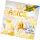Hajtogatós papír BASIC SÁRGA 80g/m², 15x15cm 50 ív/csg, 5 minta