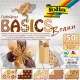 Alap origami papír, barna, 80g, 20x20cm, 50 ív/csg, 5 válogatott minta - Folia