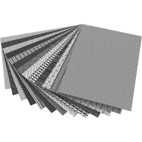   Dekorkarton BLACK/WHITE 270g/m², 50x70cm 13 ív/csg, vegyes minták