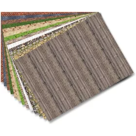   Dekorkarton STRUCTURES 270 g/m², 50×70 cm, 13 lap, vegyes - Folia