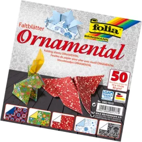   Hajtogatós papír ORNAMENTAL 80g/m², 15x15cm 50 ív/csg, 5 minta