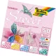 "SWEET" origami papír, 80g, 20x20cm, 50 ív/csg, 5 válogatott minta - Folia