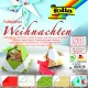 Karácsonyi origami papír, 80g, 20x20cm, 50 ív/csg, 5 válogatott minta - Folia