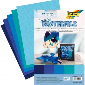 Barkácsfilc tónusos mix 150g/m², 20x30cm 10 ív/csg, kék