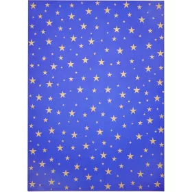   Fotókarton arany csillagokkal 300g/m² 50x70cm, 10 ív/csg kék/arany