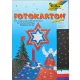 Fotókarton arany csillagokkal 300g/m² 35x50cm, 10 ív/csg vegyes színek