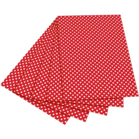   Fotókarton (pöttyös) 300g, 50x70cm, 10 ív/csg, fehér/piros - Folia