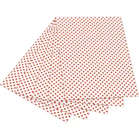   Fotókarton (pöttyös) 300g, 50x70cm, 10 ív/csg, piros/fehér - Folia