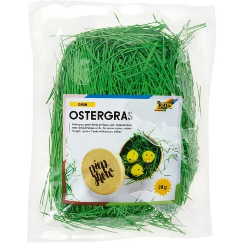 Dekor fű – vágott díszfű 30 g, zöld - Folia