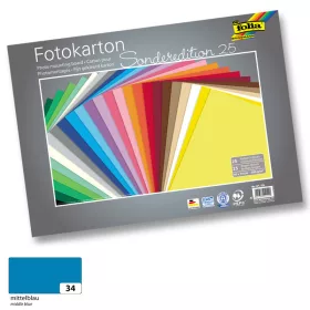 Fotókarton 300g, 50x70cm, 25 ív/csg, középkék - Folia