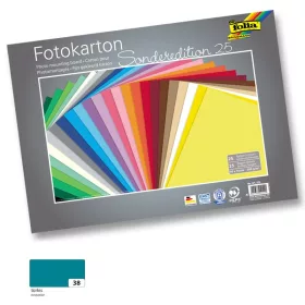Fotókarton 300g, 50x70cm, 25 ív/csg, türkiz - Folia