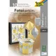 Fotókarton tömb, A/4 10 ív/csg, arany és ezüst