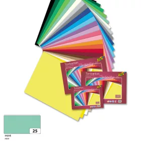 Színes fotókarton 220g, 50x70cm, 25 ív/csg, menta - Folia