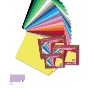   Színes fotókarton 220g, 50x70cm, 25 ív/csg, halványlila - Folia