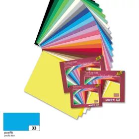   Színes fotókarton 220g, 50x70cm, 25 ív/csg, csendes-óceáni kék - Folia