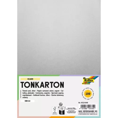 Fotókarton 220g/m² A/4 100 ív/csg, ezüst
