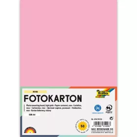 Fotókarton 300g/m² A/4 50 ív/csg, világos rózsaszín