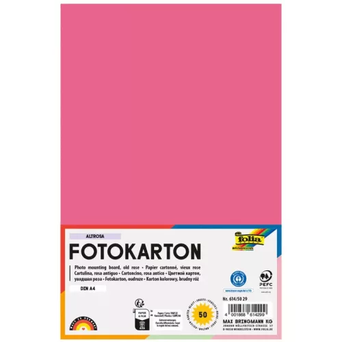 Fotókarton 300g/m² A/4 50 ív/csg, mályva