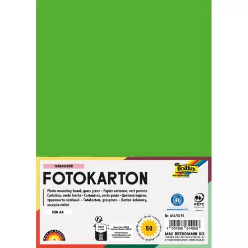 Fotókarton 300g/m² A/4 50 ív/csg, fűzöld