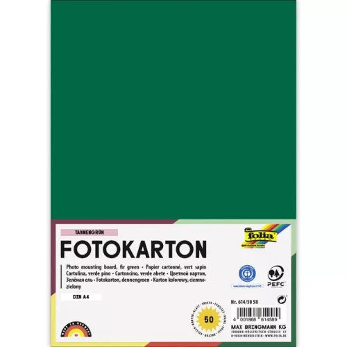 Fotókarton 300g/m² A/4 50 ív/csg, fenyőzöld