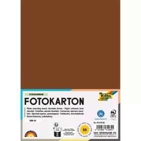 Fotókarton 300g/m² A/4 50 ív/csg, csokoládébarna