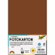 Fotókarton 300g/m² A/4 50 ív/csg, csokoládébarna