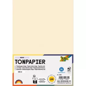 Dekorációs karton 130g, A/4 100 ív/csg, bézs