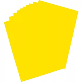   Poszter karton, 380g, 48x68cm, 10 ív/csg, citromsárga - Folia
