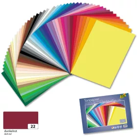   Színeslap/tónuspapír 130g, 50x70cm, 25 ív/csg, sötétvörös - Folia