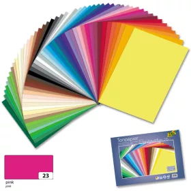   Színeslap/tónuspapír 130g, 50x70cm, 25 ív/csg, rózsaszín - Folia